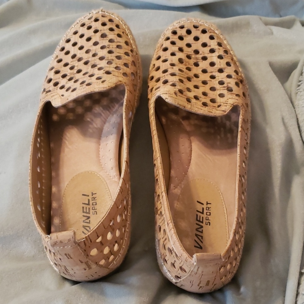 Vaneli Sport Cork Espadrille Loafers size 11m